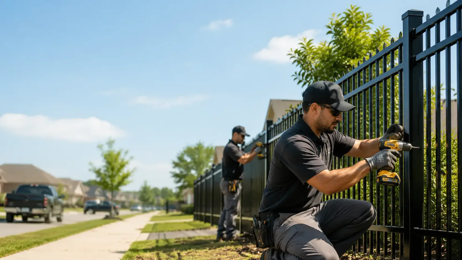 Metal Fence Installation in Clive, IA